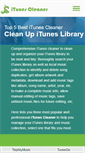 Mobile Screenshot of itunescleaner.net